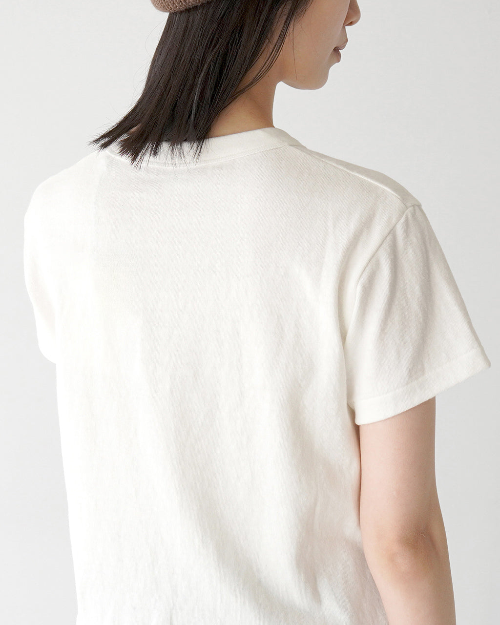 ORCIVAL オーシバル ショートスリーブ Tシャツ Uneven Jersey Embroidery T-shirt 半袖 クルーネック プルオーバー OR-C0418 MIT