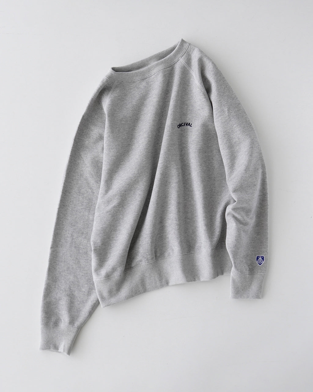 ORCIVAL オーシバル ボートネック スウェット Light French Terry Boat Neck Sweat ライトフレンチテリー 裏毛 トレーナー ラグランスリーブ ショート丈 OR-C0429 MAZ【送料無料】