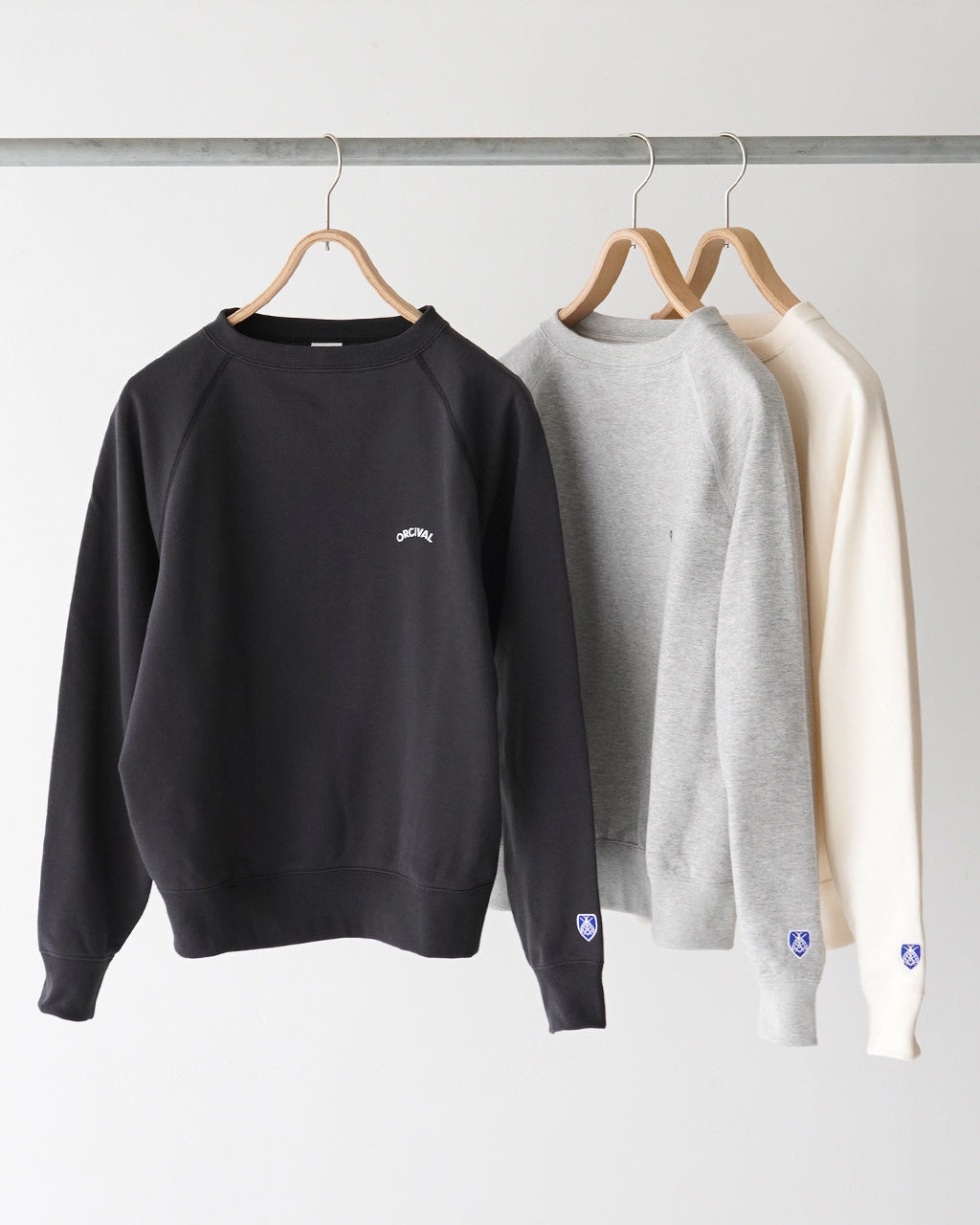 ORCIVAL オーシバル ボートネック スウェット Light French Terry Boat Neck Sweat ライトフレンチテリー 裏毛 トレーナー ラグランスリーブ ショート丈 OR-C0429 MAZ【送料無料】