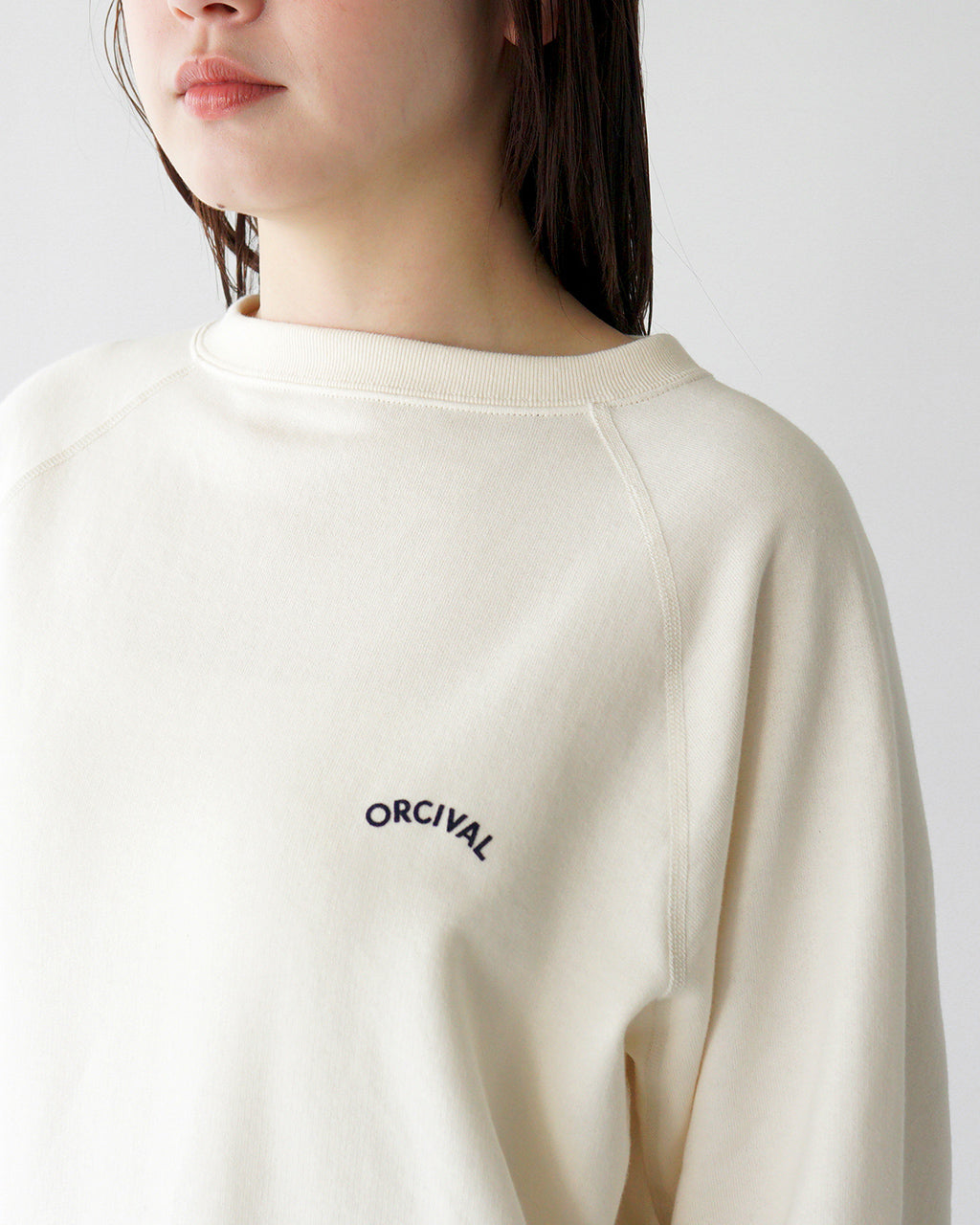 ORCIVAL オーシバル ボートネック スウェット Light French Terry Boat Neck Sweat ライトフレンチテリー 裏毛 トレーナー ラグランスリーブ ショート丈 OR-C0429 MAZ【送料無料】