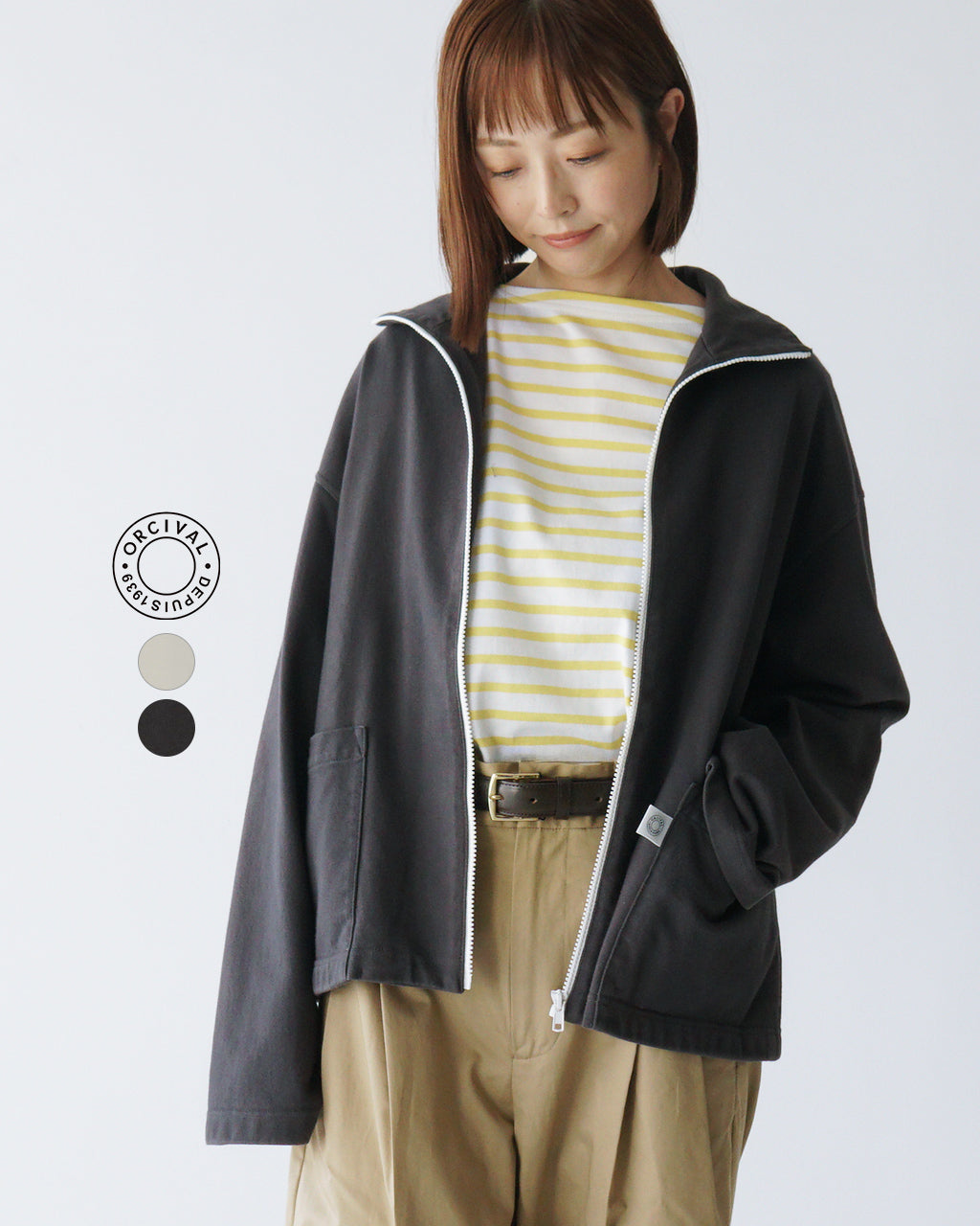 ORCIVAL オーシバル ジャケット ジップアップ ZIP SMOCK OR-C0436 HJN 【送料無料】