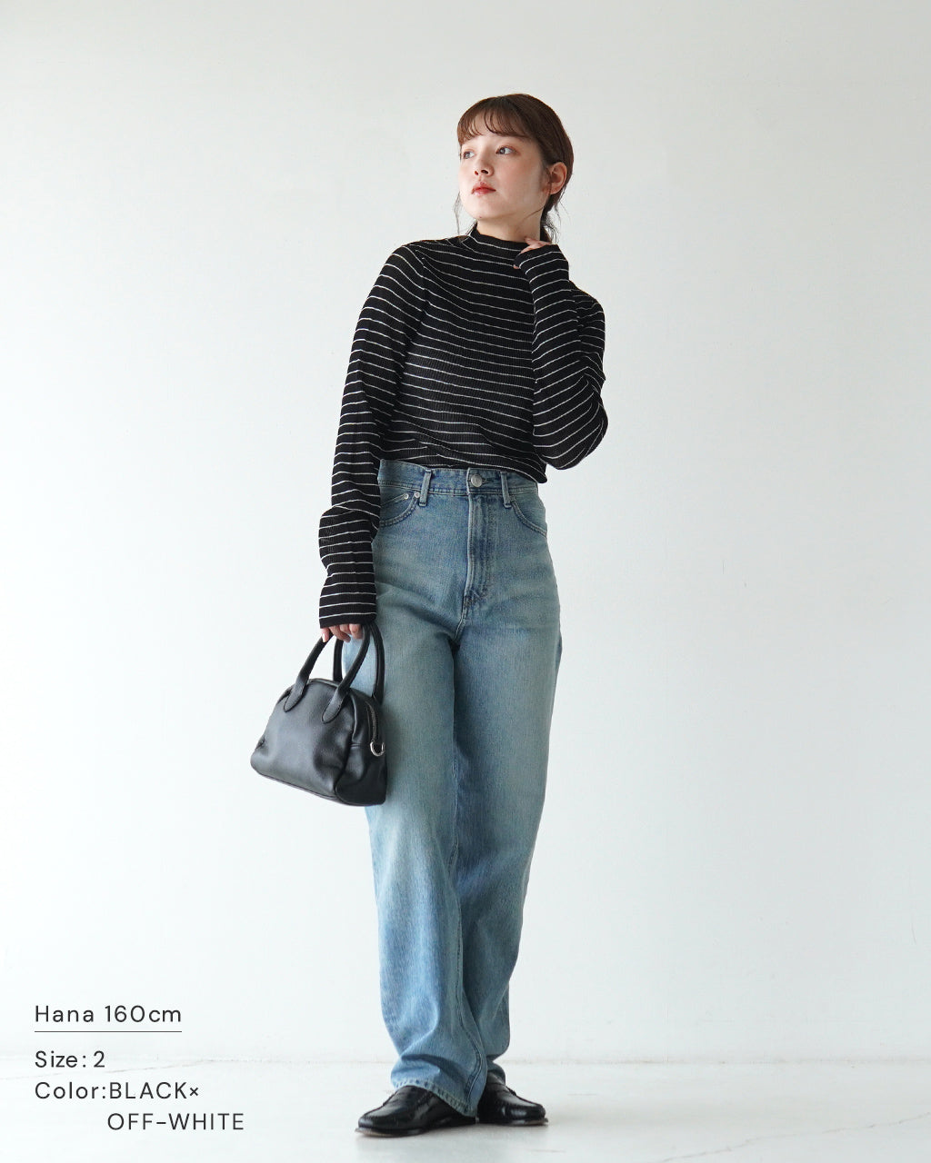 【アウトレット！30%OFF】ORCIVAL オーシバル モックネック プルオーバー MOCK NECK PULLOVER シアー リブニット ソリッド ボーダー OR-D0108 SAR【送料無料】