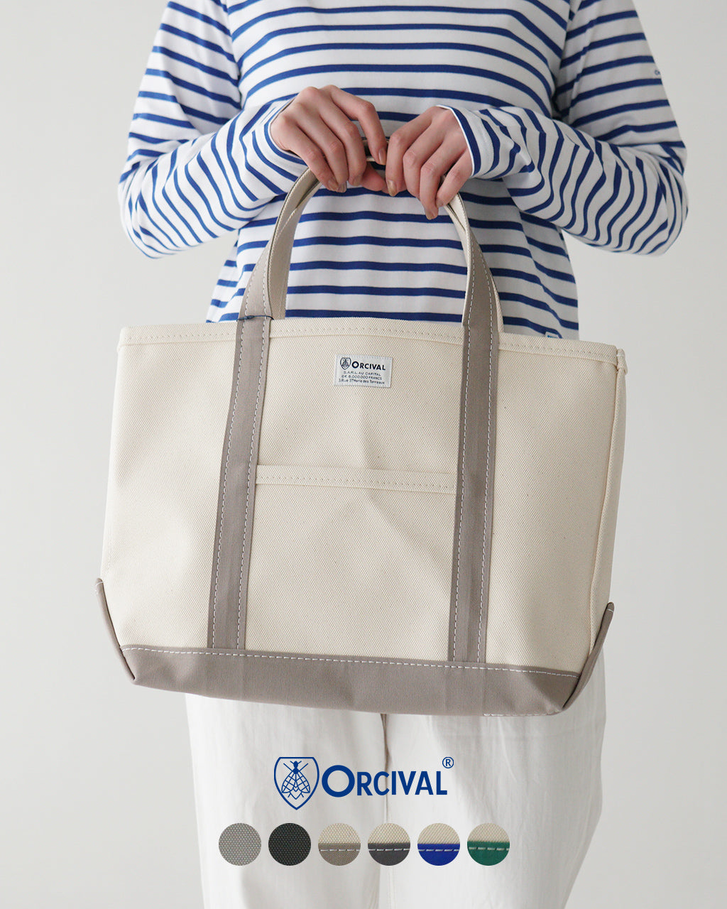 ORCIVAL オーシバルトートバッグ ミディアム TOTE BAG MEDIUM 鞄 OR-H0284 KWC【送料無料】