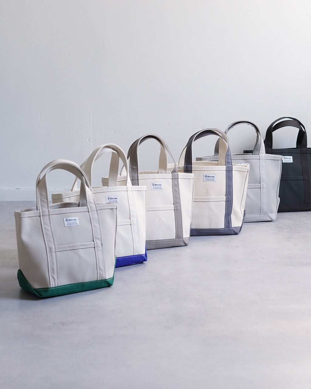 【先行予約：2025年3月上旬頃入荷予定】ORCIVAL オーシバル トートバッグ スモール 小 TOTE BAG SMALL OR-H0285 KWC【クーポン対象外】【送料無料】