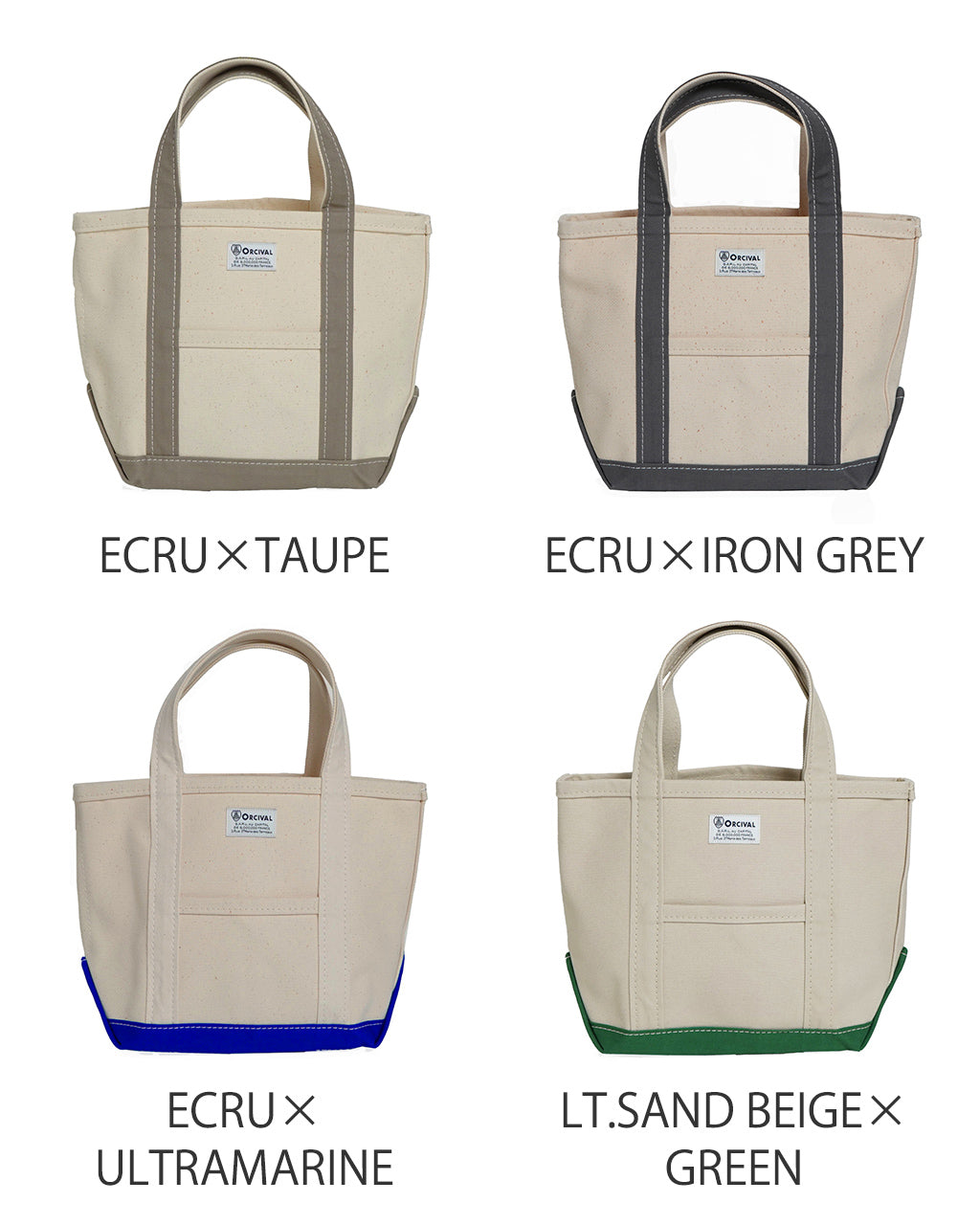 【先行予約：2025年3月上旬頃入荷予定】ORCIVAL オーシバル トートバッグ スモール 小 TOTE BAG SMALL OR-H0285 KWC【クーポン対象外】【送料無料】