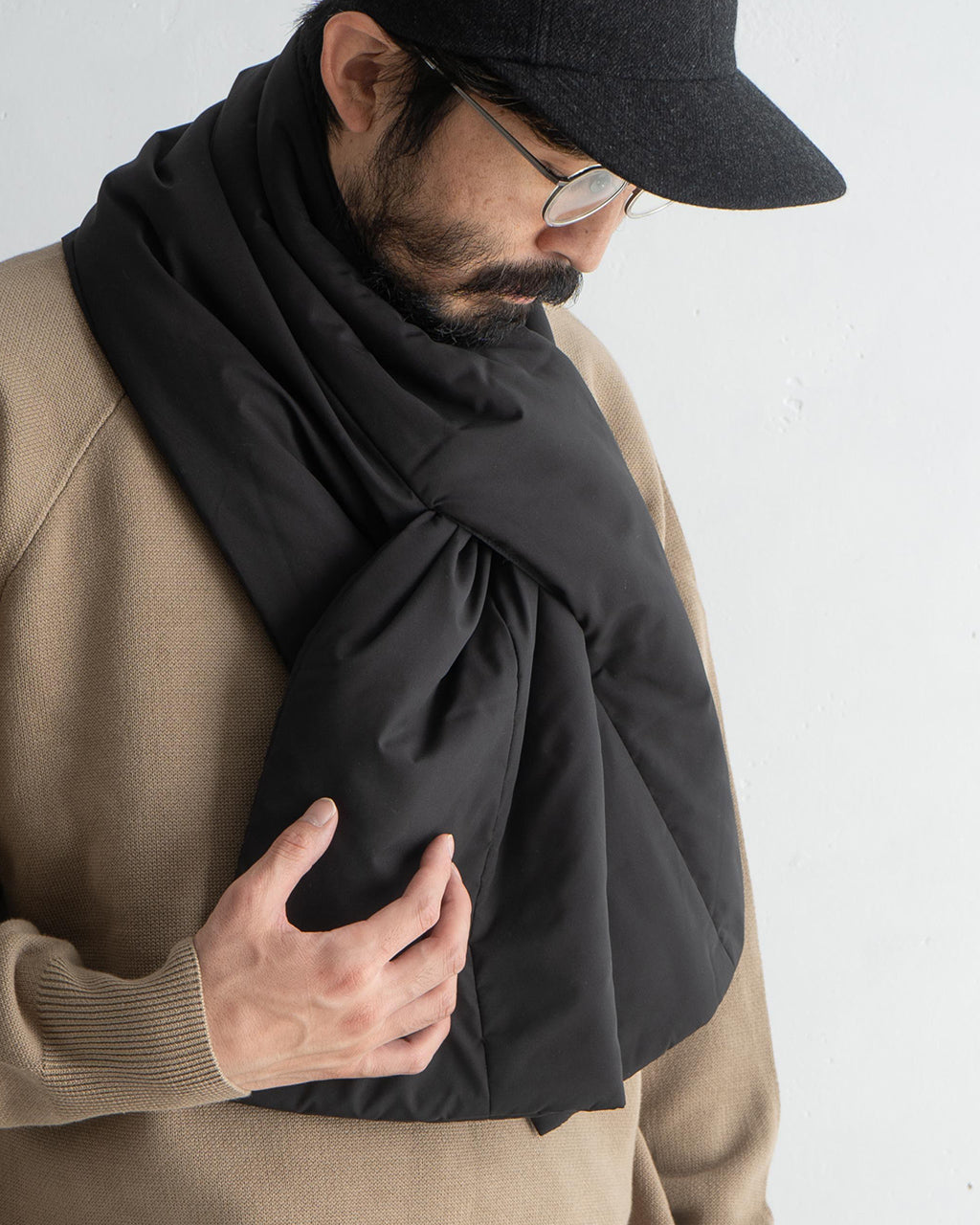 ORCIVAL オーシバル パディット スカーフ Brushed Taffeta Padded Scarf マフラー OR-H0326 BTT