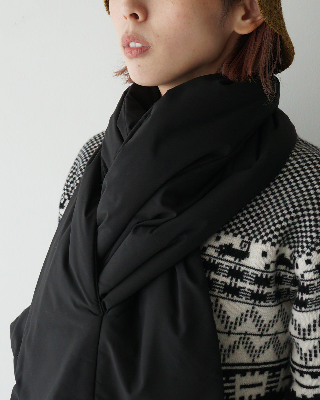 ORCIVAL オーシバル パディット スカーフ Brushed Taffeta Padded Scarf マフラー OR-H0326 BTT