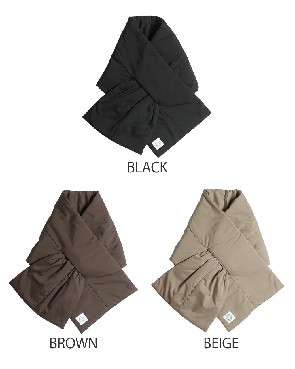 【アウトレット！30%OFF】ORCIVAL オーシバル パディット スカーフ Brushed Taffeta Padded Scarf マフラー OR-H0326 BTT