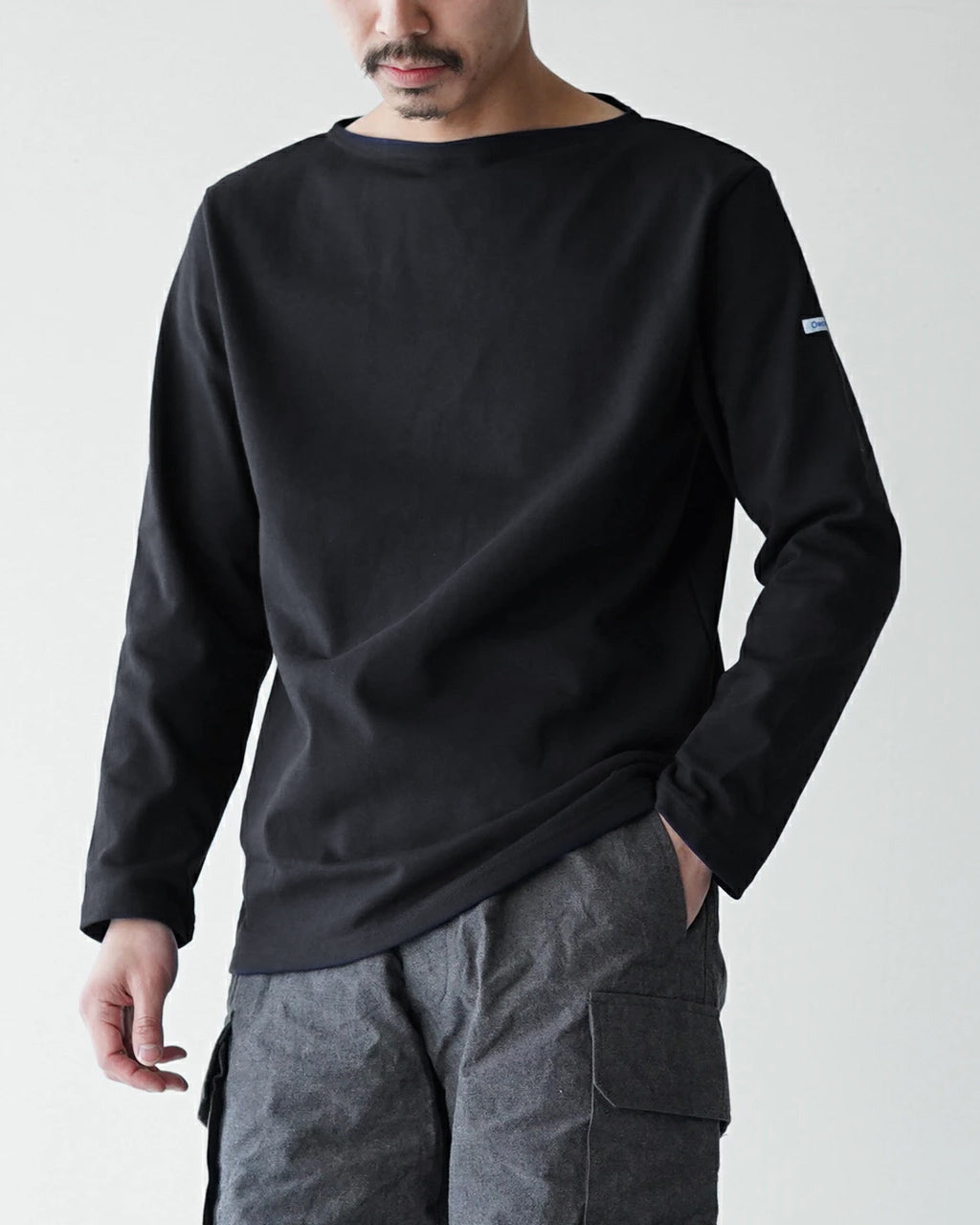 ポイント10倍！／ORCIVAL オーシバル ボートネック ロングスリーブ プルオーバー BOAT NECK L/S P.O. ボーダー