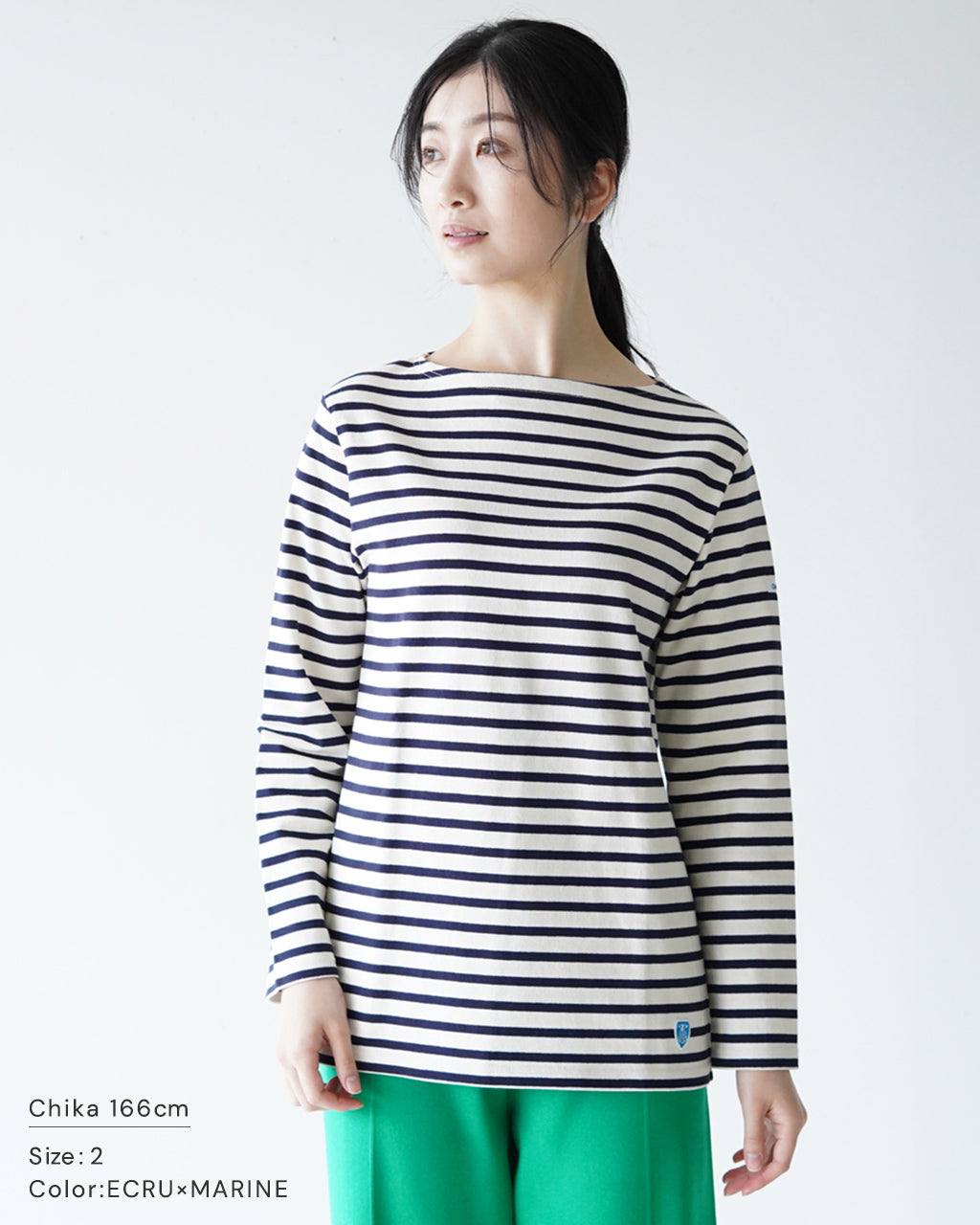 【SALE！40%OFF】ORCIVAL オーシバル ボートネック ロングスリーブ プルオーバー BOAT NECK L/S P.O. ボーダー カットソー B211