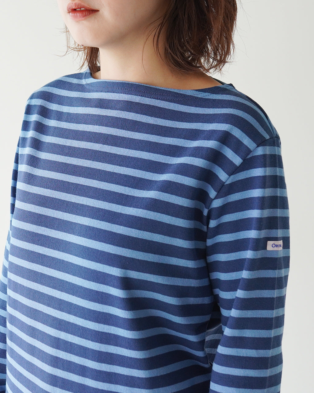 【SALE！40%OFF】ORCIVAL オーシバル ボートネック ロングスリーブ プルオーバー BOAT NECK L/S P.O. ボーダー カットソー B211