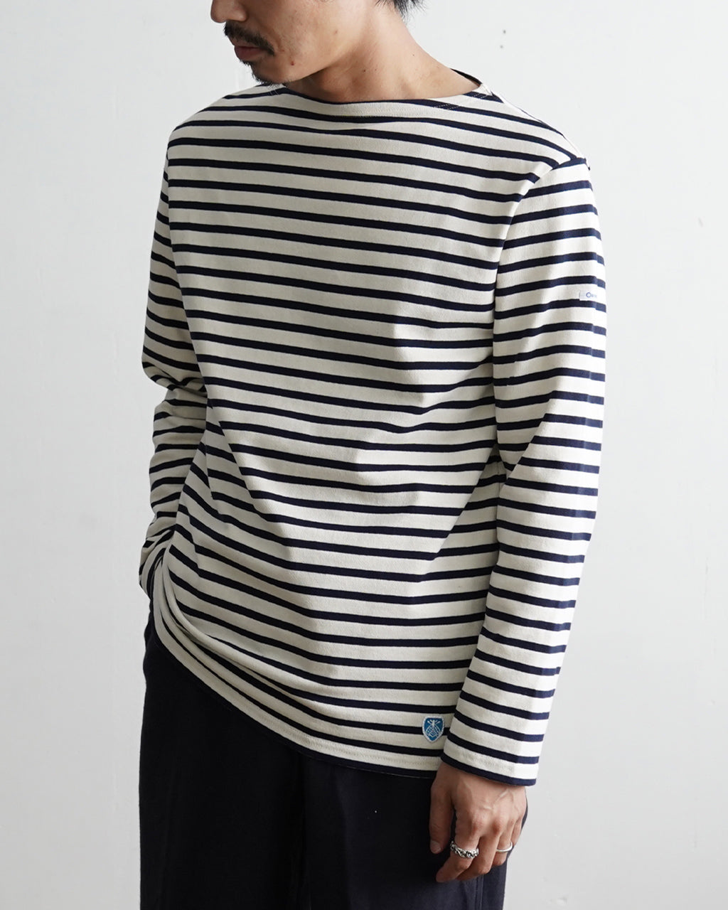 【SALE！40%OFF】ORCIVAL オーシバル ボートネック ロングスリーブ プルオーバー BOAT NECK L/S P.O. ボーダー カットソー B211