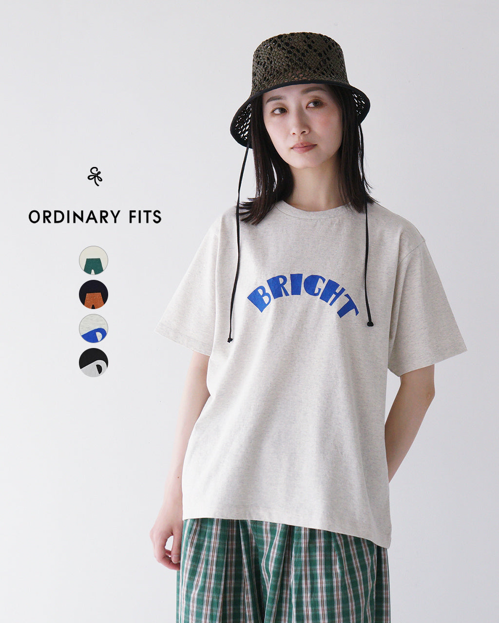 ORDINARY FITS オーディナリーフィッツ プリントTシャツ 半袖 レトロプリント ロゴ PRINT T-SHIRTS CS002-125 CS003-125