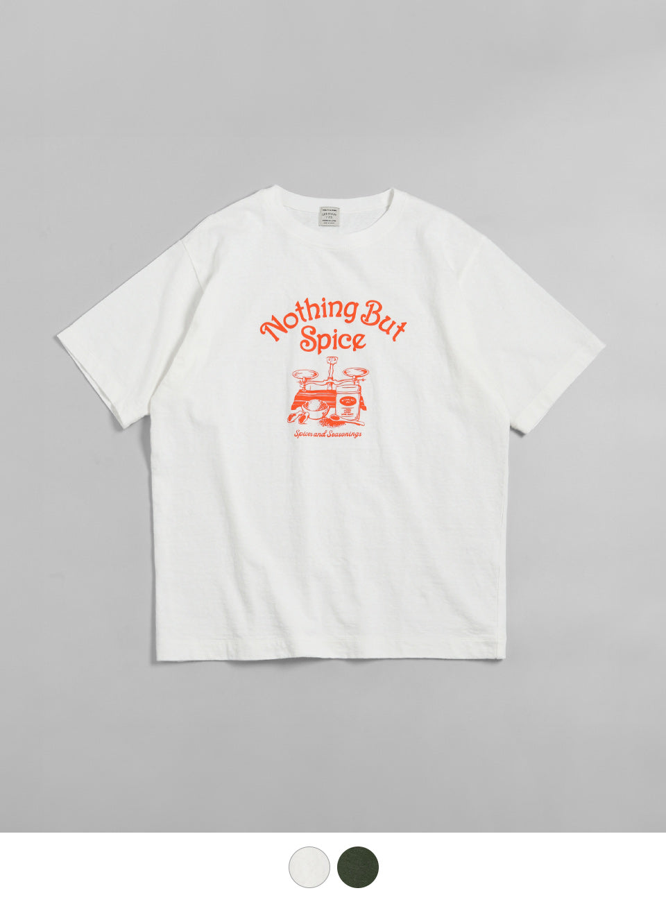 ORDINARY FITS オーディナリーフィッツ プリント Tシャツ スパイス PRINT TEE SPICE OF-C099