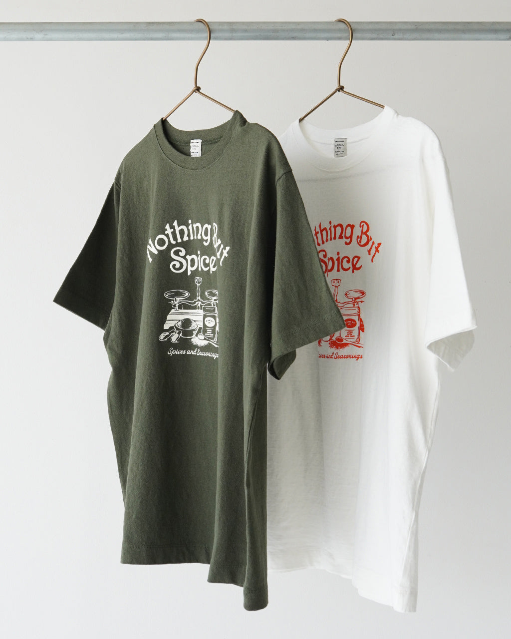 ORDINARY FITS オーディナリーフィッツ プリント Tシャツ スパイス PRINT TEE SPICE OF-C099