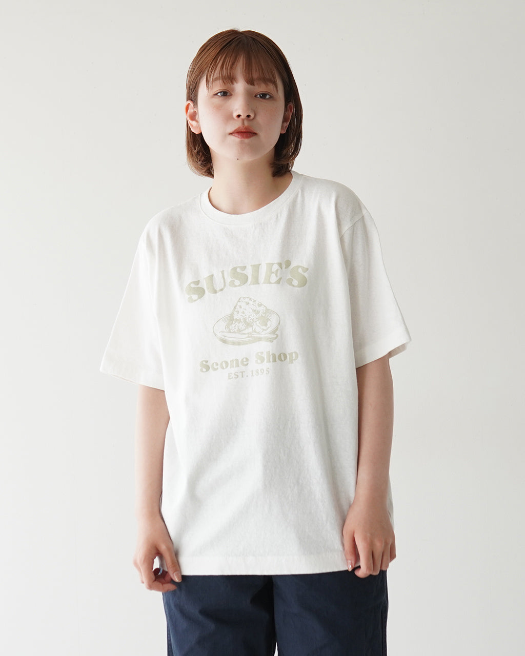 ORDINARY FITS オーディナリーフィッツ プリント Tシャツ スージー PRINT TEE SUSIE   OF-C101