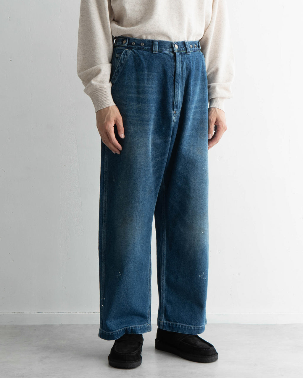 ORDINARY FITS オーディナリーフィッツ デニムパンツ BELL PANTS ベルパンツ ワイド OF-P180【送料無料】