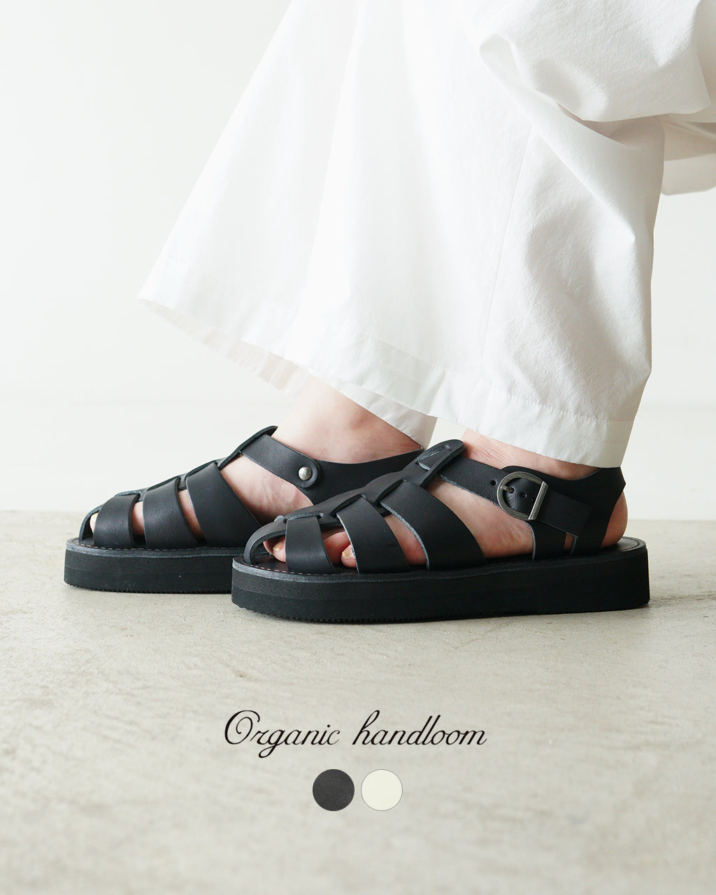 Organic handloom オーガニックハンドルーム  グルカ プラットフォーム サンダル GURKHA PLATFORM 厚底 レザー シューズ OH023009 OH023010【クーポン対象外】【送料無料】