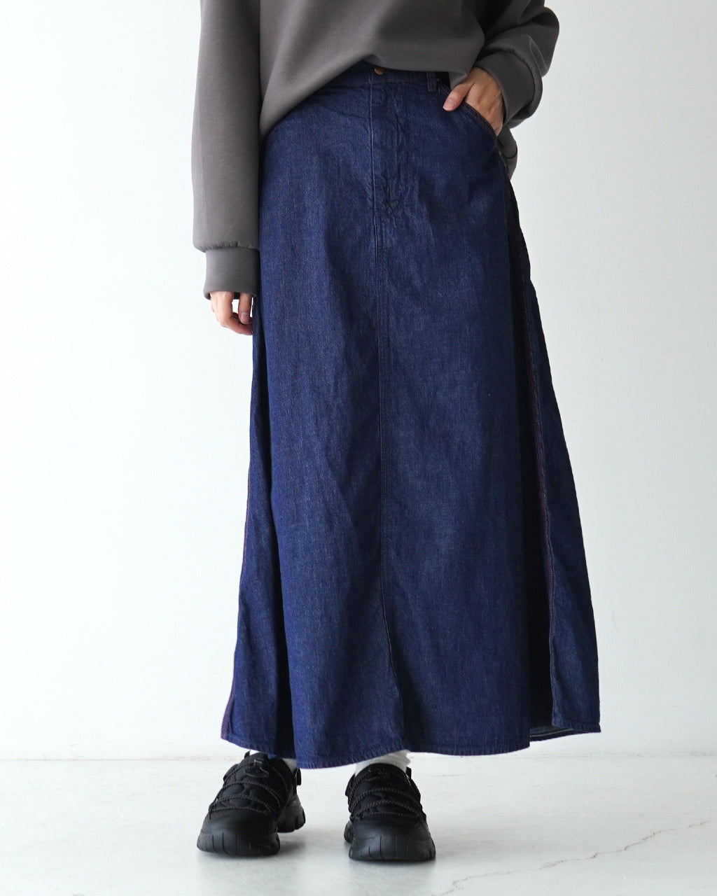 orSlow オアスロウ デニム ペインター ロングスカート DENIM PAINTER LONG SKIRT ロングスカート 00-4136-81【送料無料】