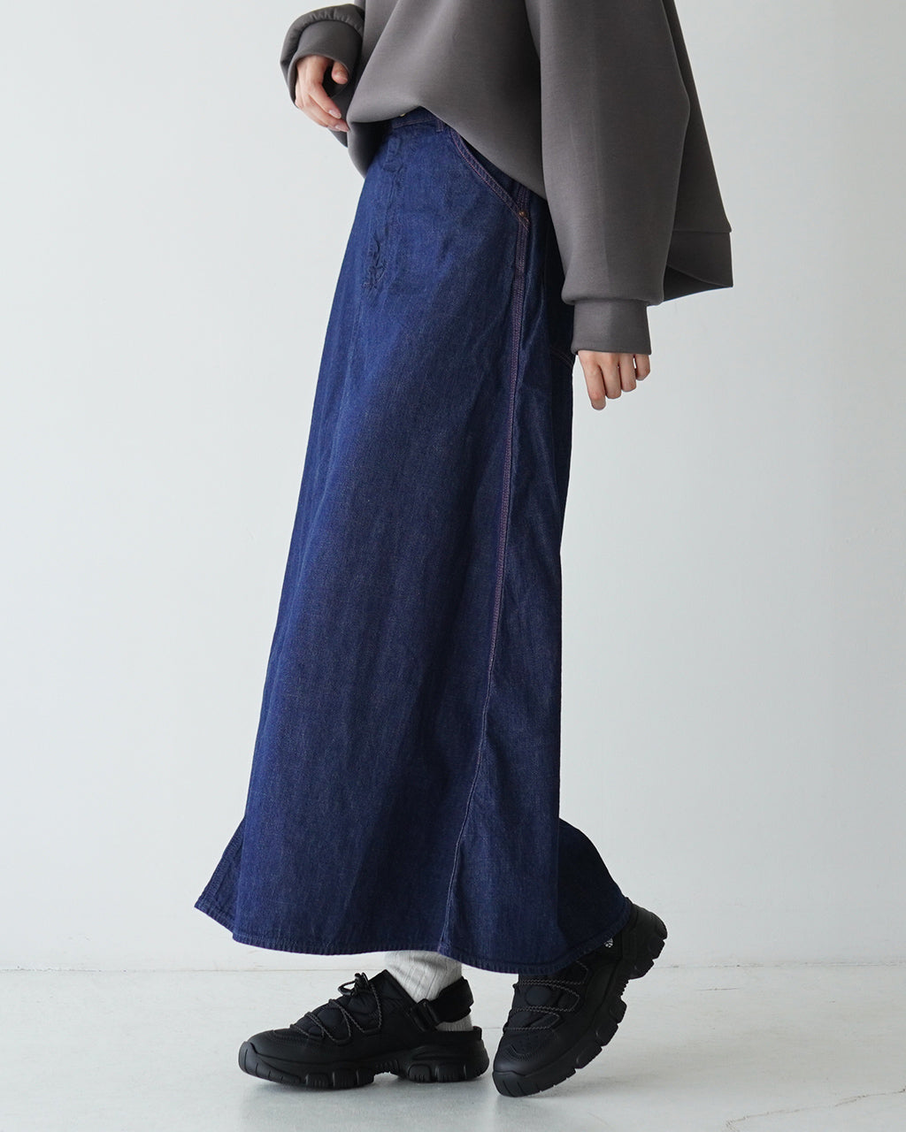 ＼合計3万円以上購入で20%OFFクーポン！／orSlow オアスロウ デニム ペインター ロングスカート DENIM PAINTER LONG SKIRT ロングスカート 00-4136-81【送料無料】【クーポン対象外】