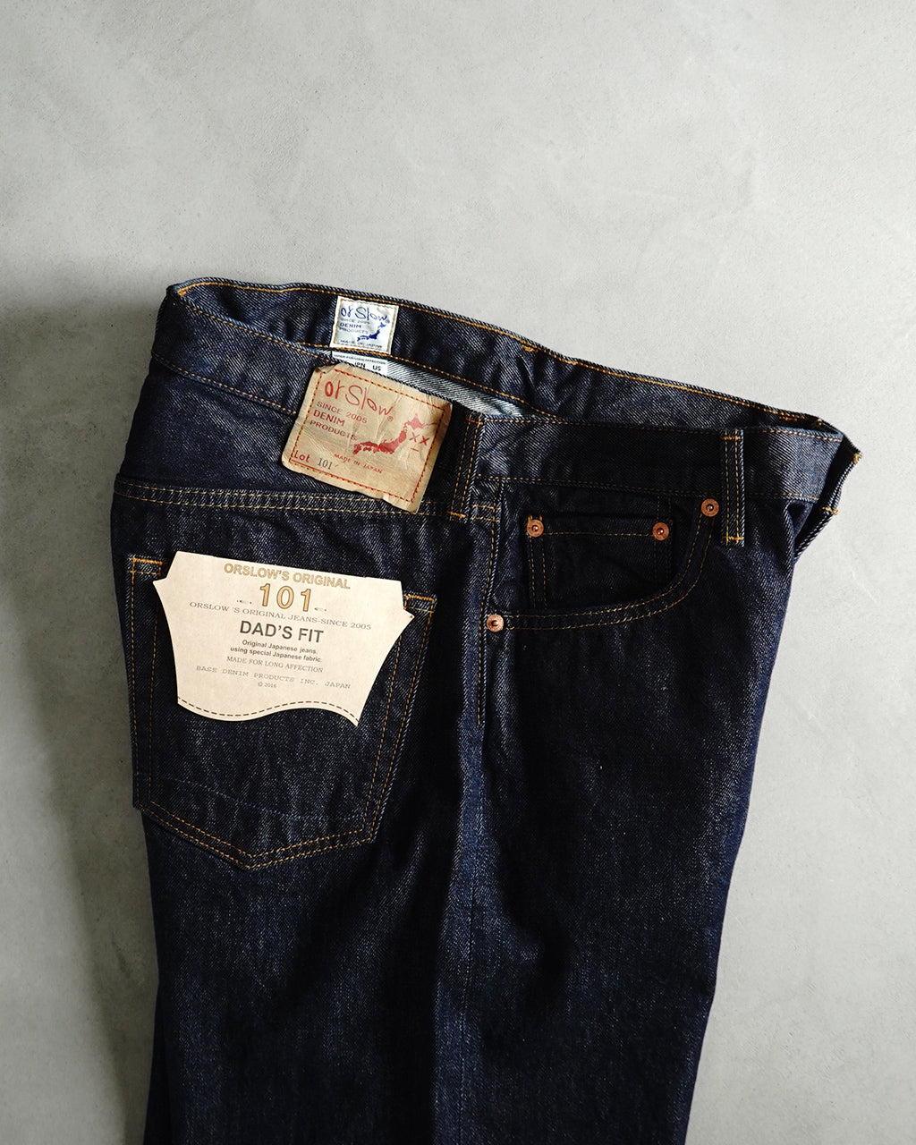orSlow オアスロウ デニムパンツ 101 DAD'S FIT DENIM PANTS ダッズフィット ジーンズ ジーパン フルレングス ボトムス 01-1010W-81【クーポン対象外】