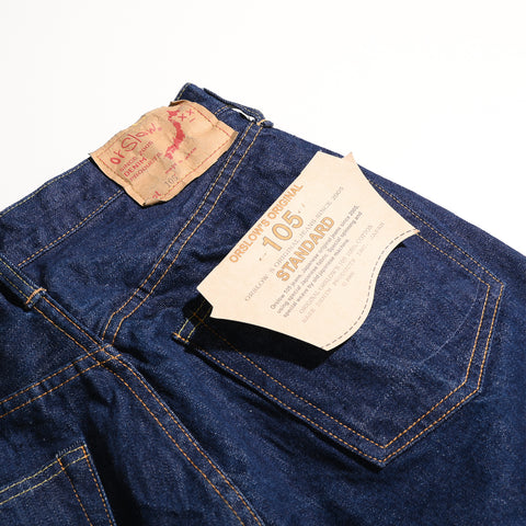 orSlow オアスロウ 105 スタンダード セルビッジ ワンウォッシュ デニム パンツ 105 STANDARD SELVEDGE DENIM  ONE WASH 01-1050-81 【送料無料】