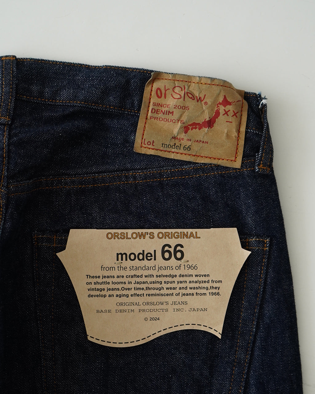 orSlow オアスロウ 1966’s スタンダード デニム パンツ MODEL 66 1966's STANDARD DENIM PANTS ジーンズ ワンウォッシュ 01-1056-81【送料無料】