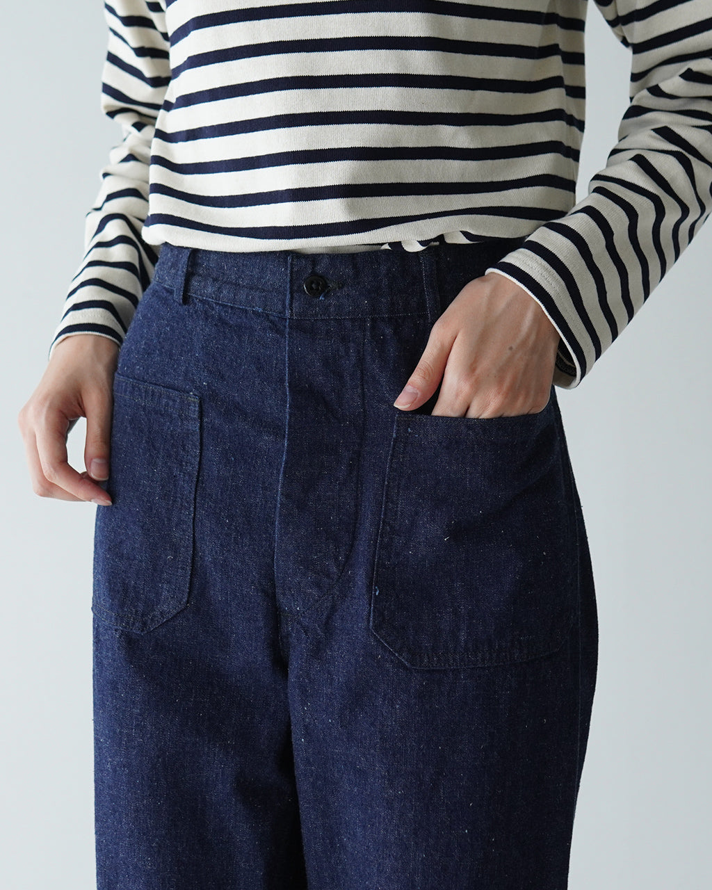 【SALE！50%OFF】orSlow オアスロウ デニム ワイドフレア パンツ DENIM WIDE FLARE PANTS 01-5132-81【送料無料】