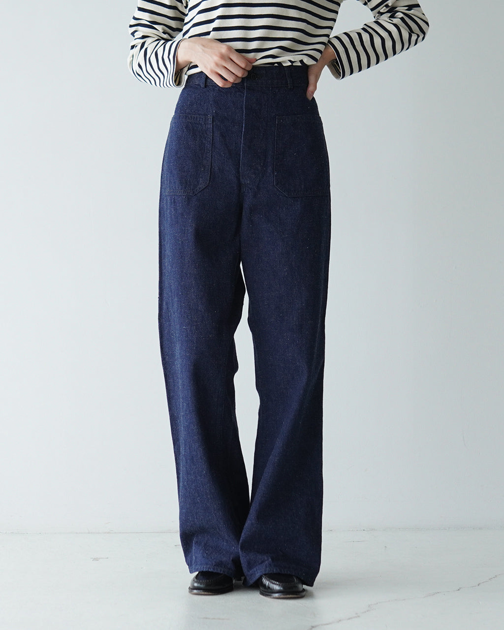 【SALE！50%OFF】orSlow オアスロウ デニム ワイドフレア パンツ DENIM WIDE FLARE PANTS 01-5132-81【送料無料】