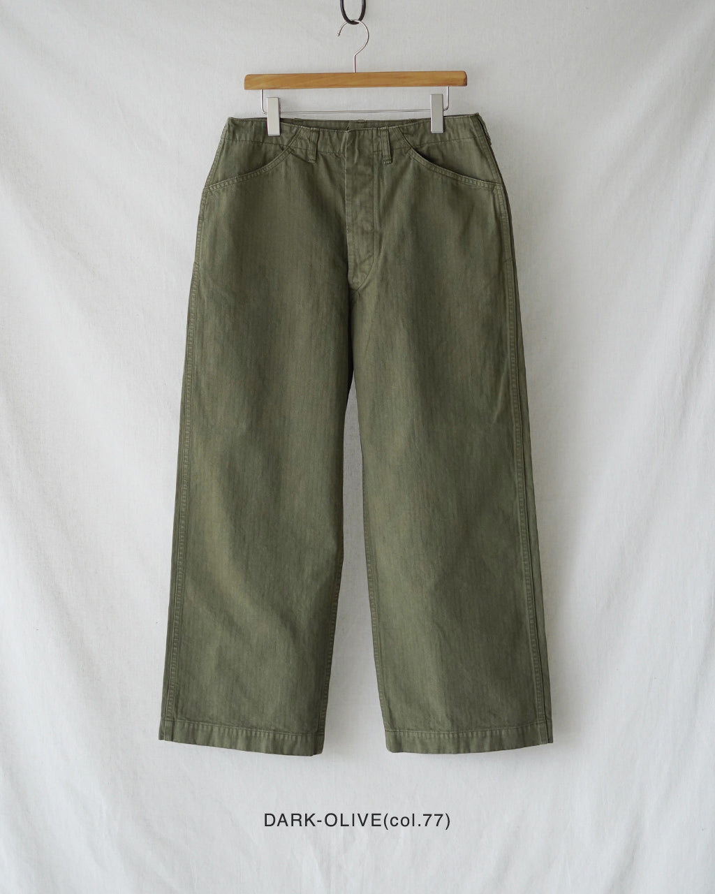 orSlow オアスロウ ヘリンボーンパンツ メンズ USMC HERRINGBONE WIDE