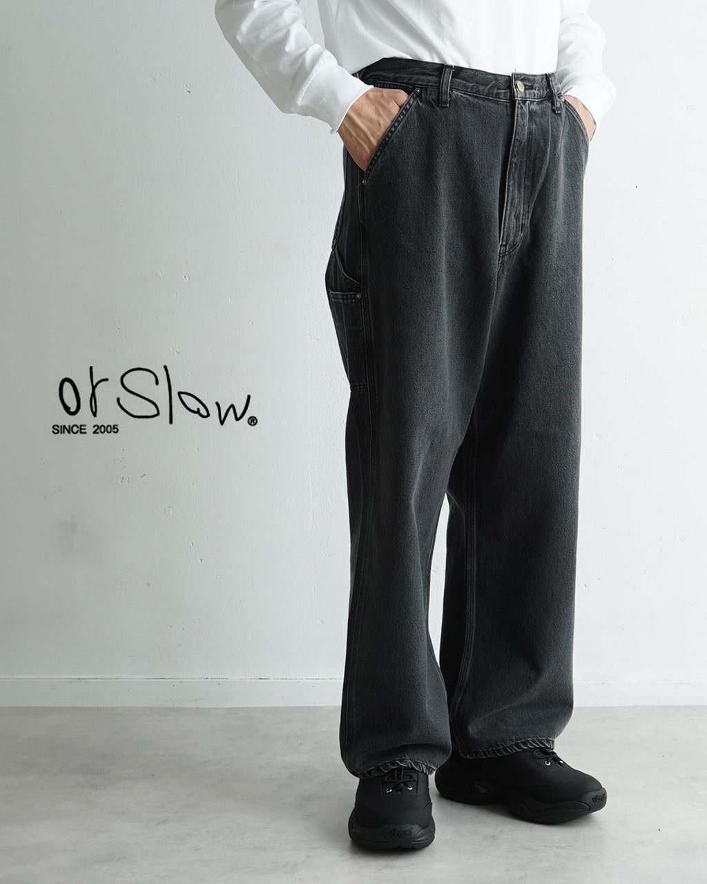 orslow オアスロウ かわい DAD'S FIT PAINTER PANTS ARMY GREEN ダッドフィットペインターパンツ  01-5328-76