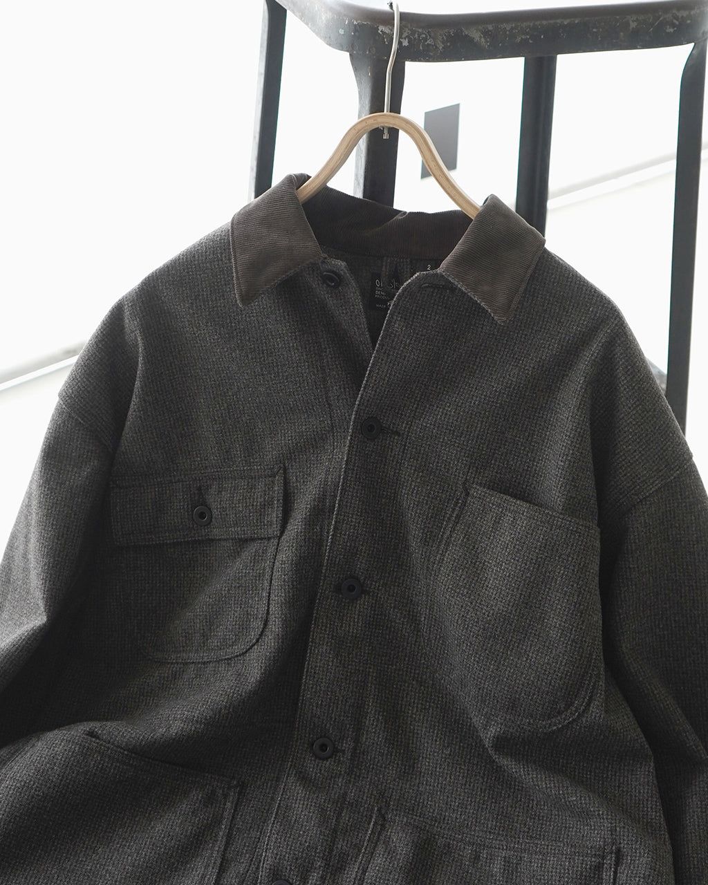 orSlow オアスロウ ブルゾン ハウンドトゥース リラックス フィット カバーオール HOUNDSTOOTH RELAX FIT COVERALL アウター 01-6034-155【送料無料】