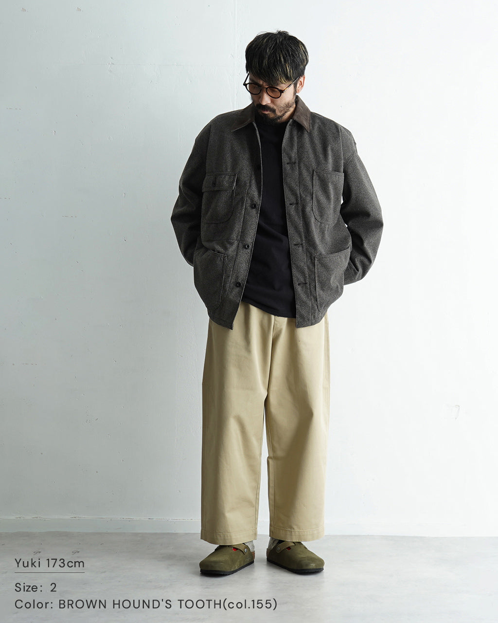 orSlow オアスロウ ブルゾン ハウンドトゥース リラックス フィット カバーオール HOUNDSTOOTH RELAX FIT COVERALL アウター 01-6034-155【送料無料】