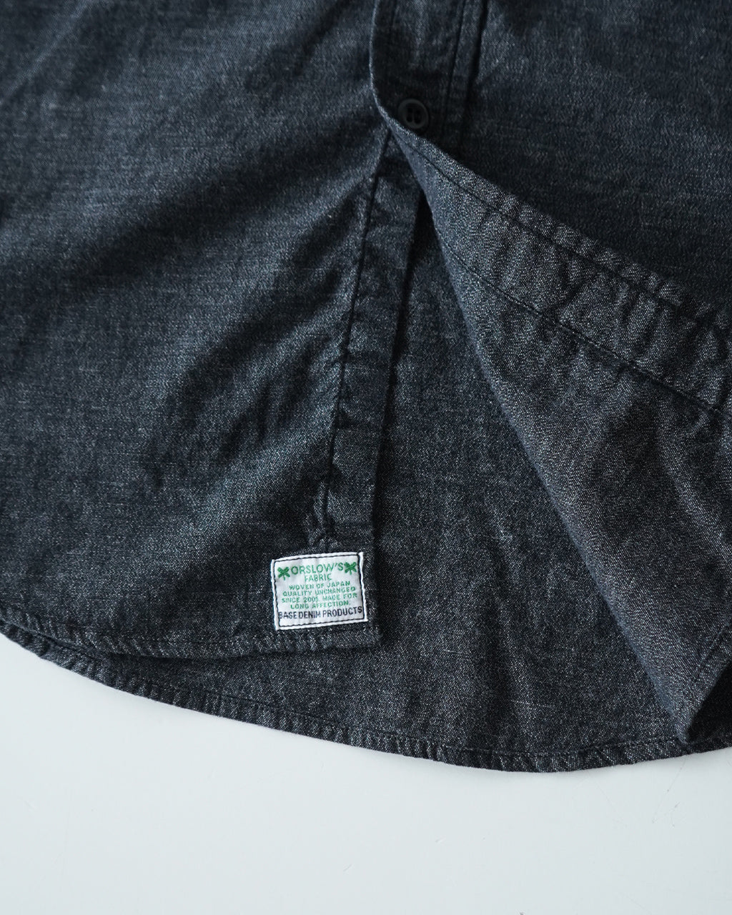 ＼合計3万円以上購入で20%OFFクーポン！／orSlow オアスロウ ブラック シャンブレー ワークシャツ BLACK CHAMBRAY WORK SHIRT 01-8064-61【送料無料】