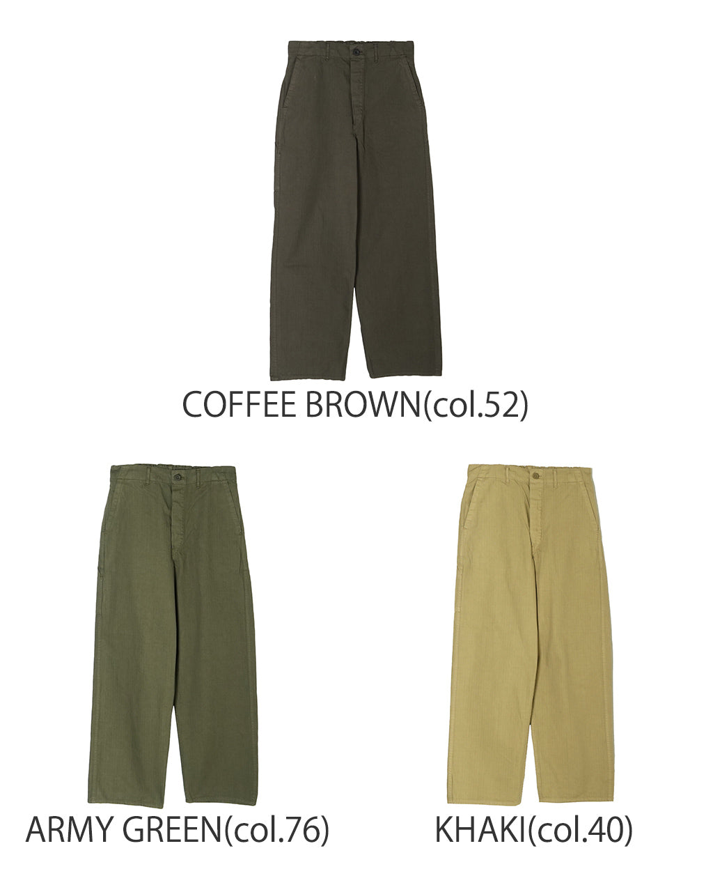 【SALE！30%OFF】orSlow オアスロウ ワイド フィット フレンチワーク パンツ WIDE FIT FRENCH WORK PANTS 03-5011-52 03-5011-76 03-5011-40【送料無料】