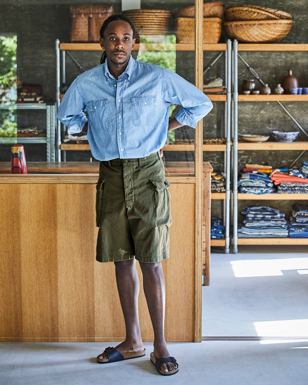 orSlow オアスロウ カーゴパンツ ショーツ U.S. ARMY 2 POCKET CARGO SHORTS 03-7250【送料無料】