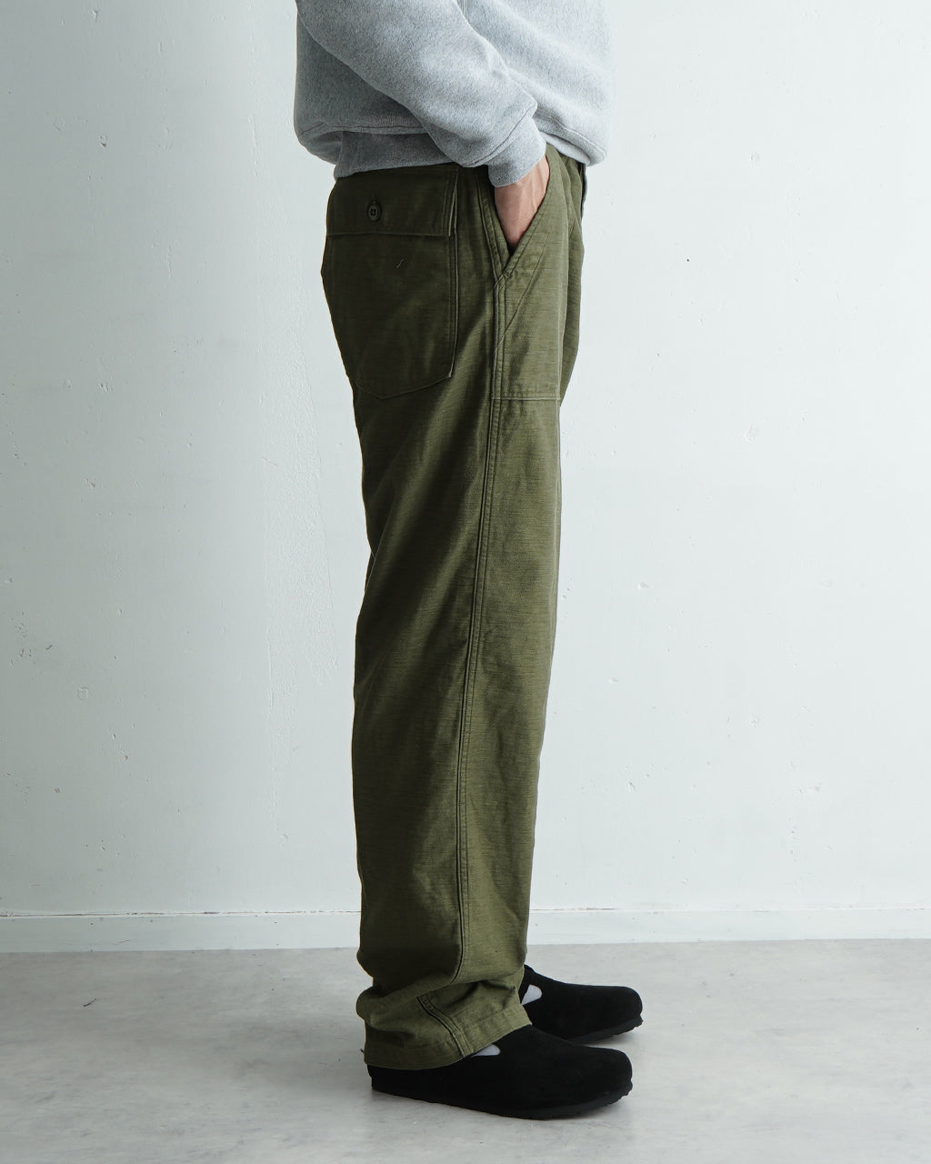 【SALE！20%OFF】orSlow オアスロウ ベイカーパンツ ファティーグパンツ VINTAGE FIT FATIGUE PANT ヴィンテージフィット ワイド 03-V5002-77【送料無料】