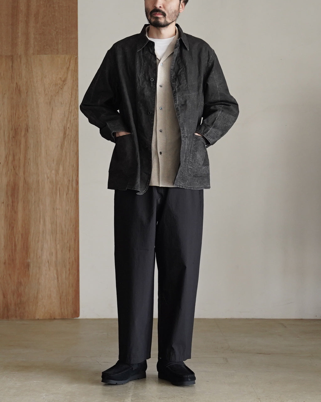 WWII 40'S SUMI COATED LINEN COVERALL 01-6250