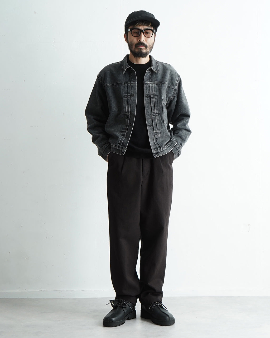 orslow オアスロウ ブラックデニムジャケット WWII TYPE1 BLACK DENIM JACKET セルビッジデニム 03-60