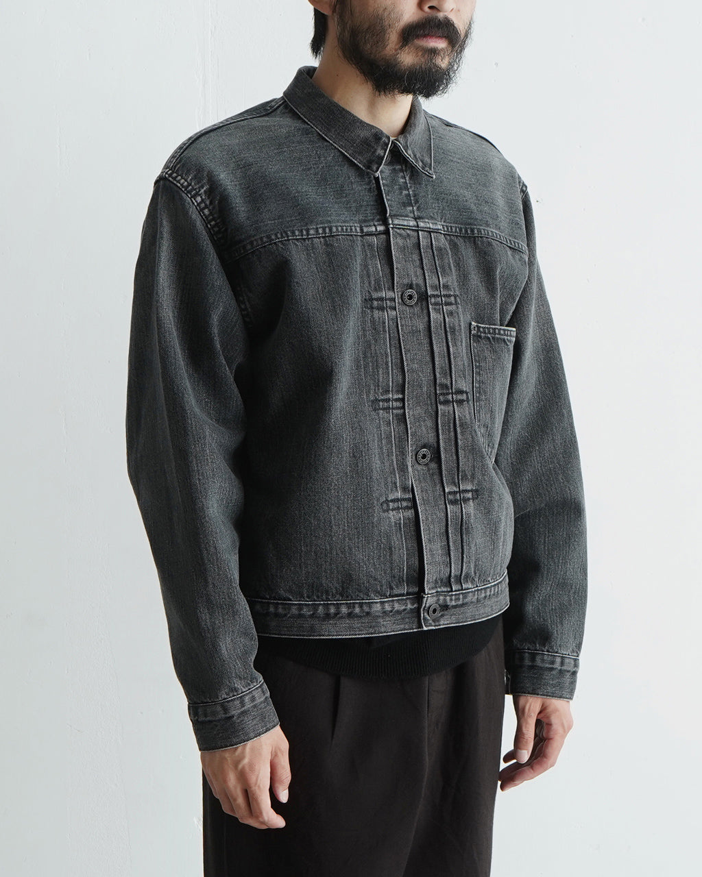 orslow オアスロウ ブラックデニムジャケット WWII TYPE1 BLACK DENIM JACKET セルビッジデニム 03-6016-D61S【送料無料】