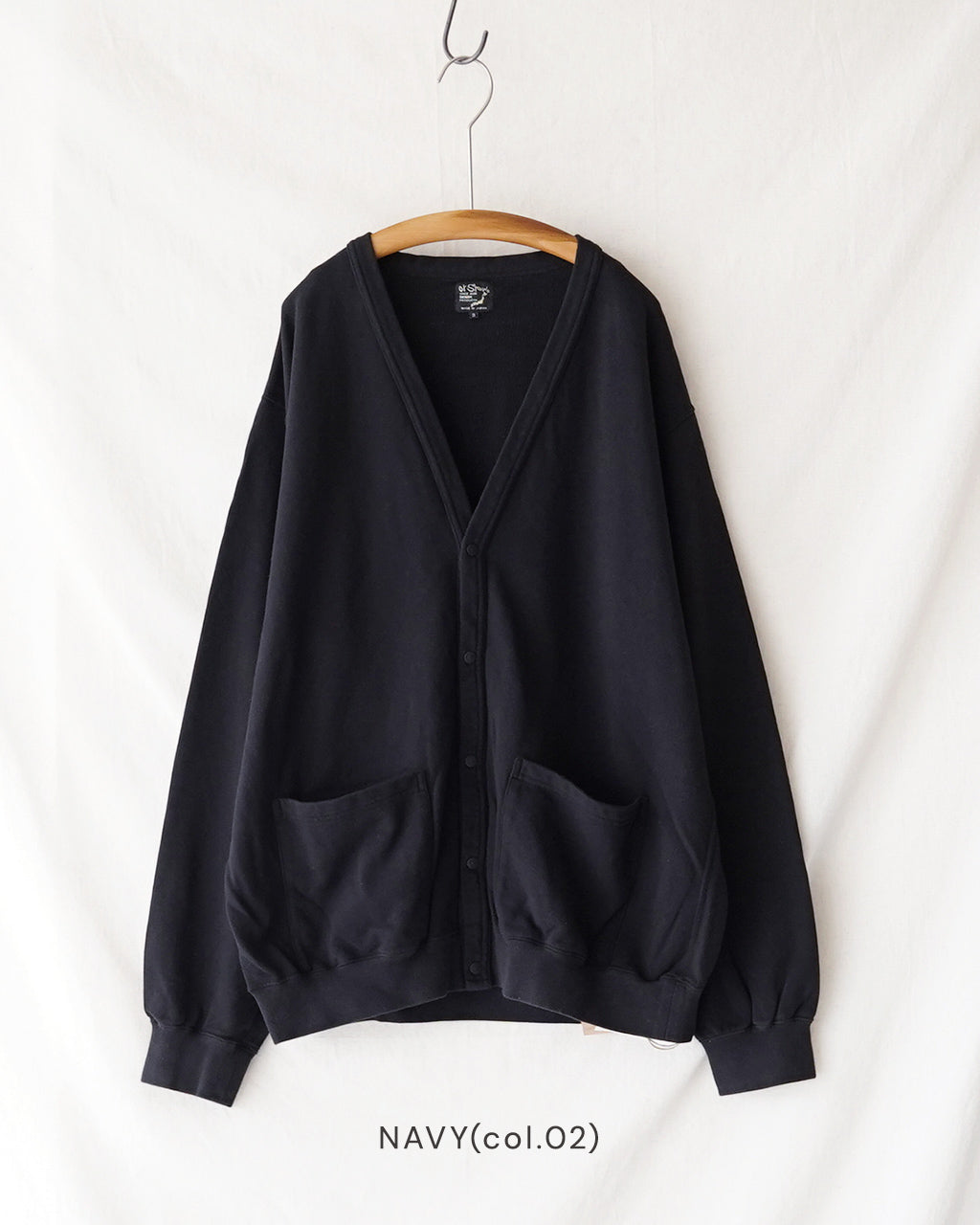 LIGHT WEIGHT FRENCH TERRY SWEAT SHIRT CARDIGAN 01-0043