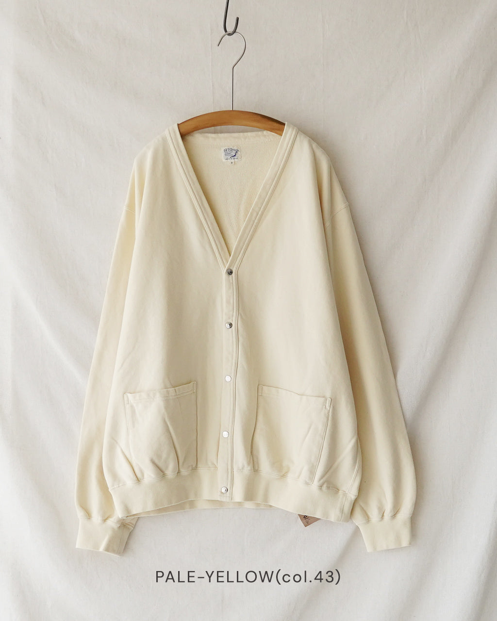 LIGHT WEIGHT FRENCH TERRY SWEAT SHIRT CARDIGAN 01-0043