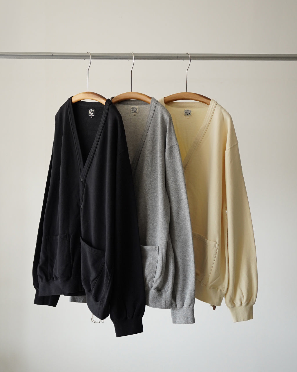 LIGHT WEIGHT FRENCH TERRY SWEAT SHIRT CARDIGAN 01-0043