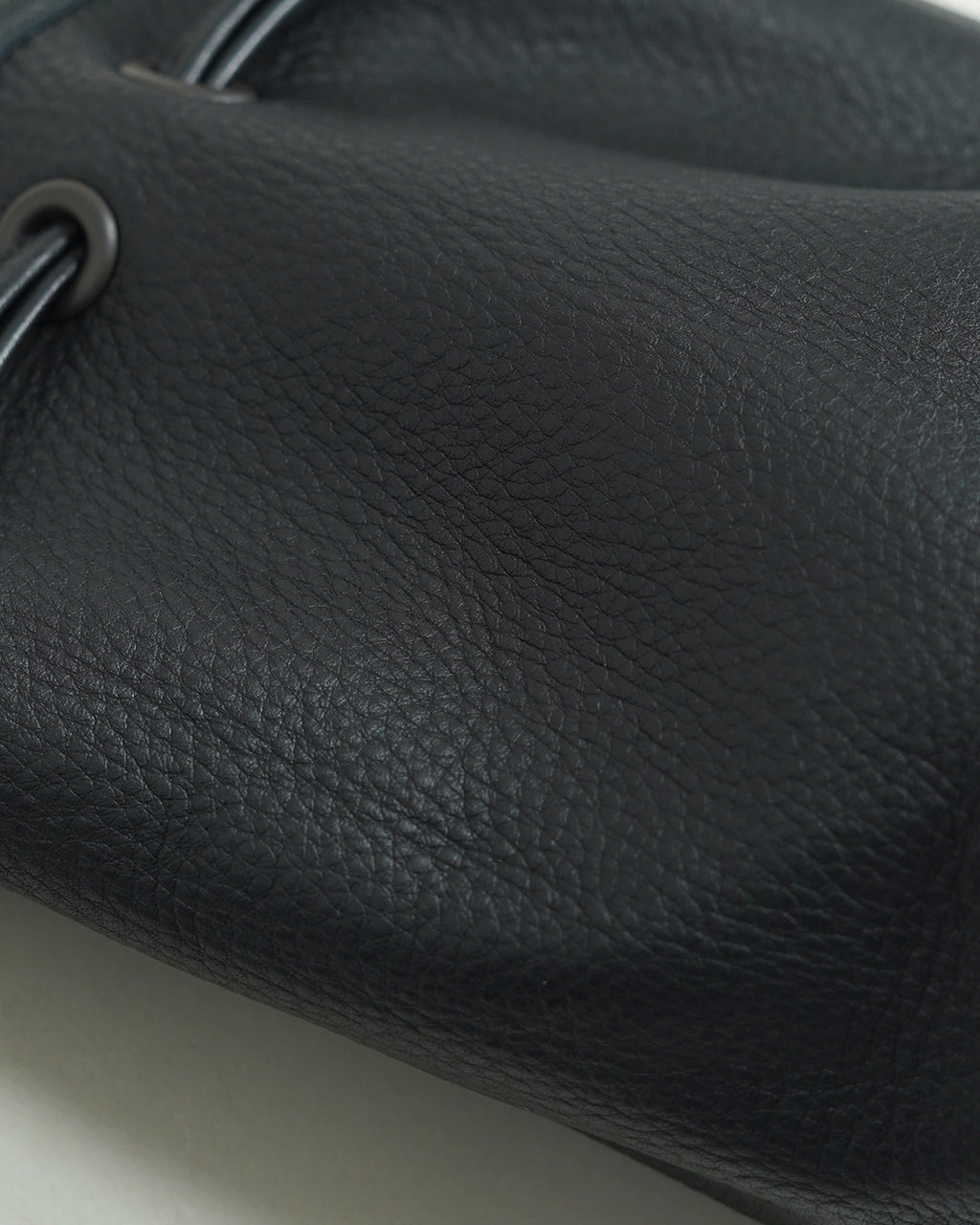 LEATHER CINCH POUCH CRAFTED IN JAPAN 03-035-L61
