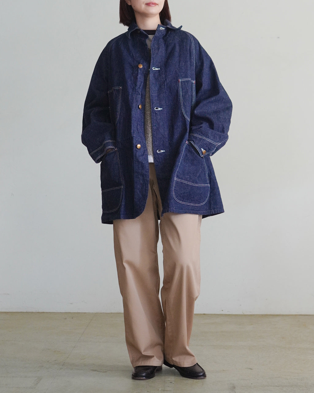 LOOSE FIT DENIM COVERALL ONE WASH 00-6141