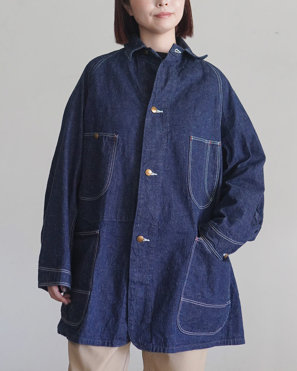 LOOSE FIT DENIM COVERALL ONE WASH 00-6141