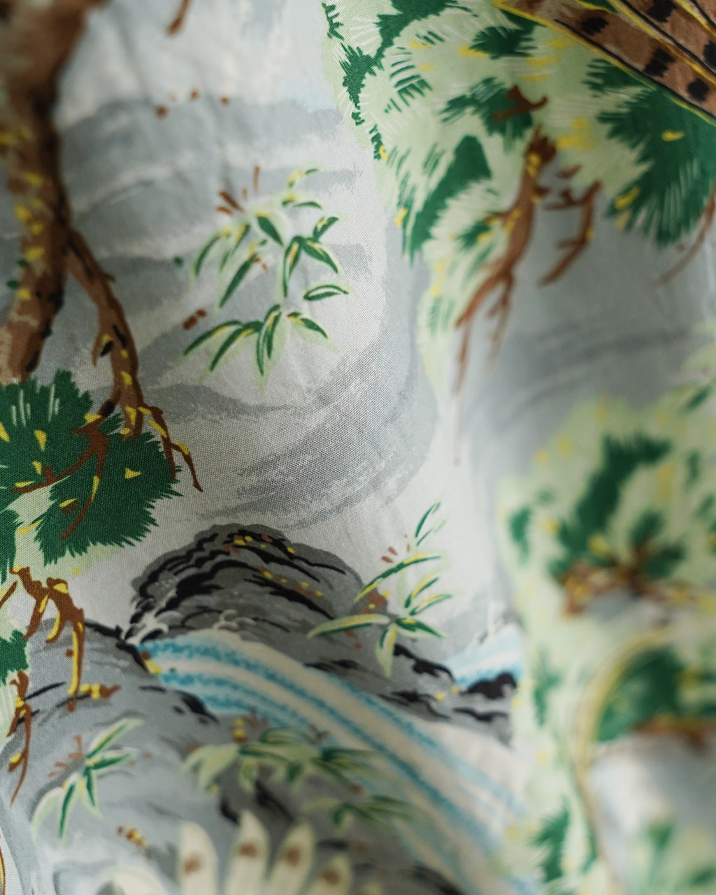 PEACOCK GARDEN HAWAIIAN SHIRT 01-8158