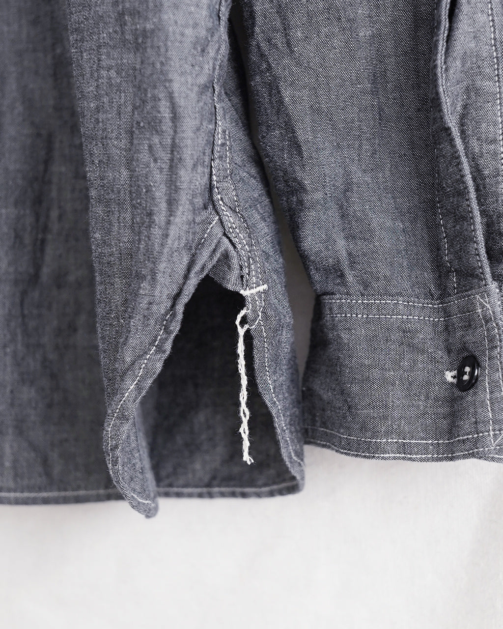 orSlow オアスロウ リラックスフィット ブラックシャンブレーワークシャツ | Crouka(クローカ)