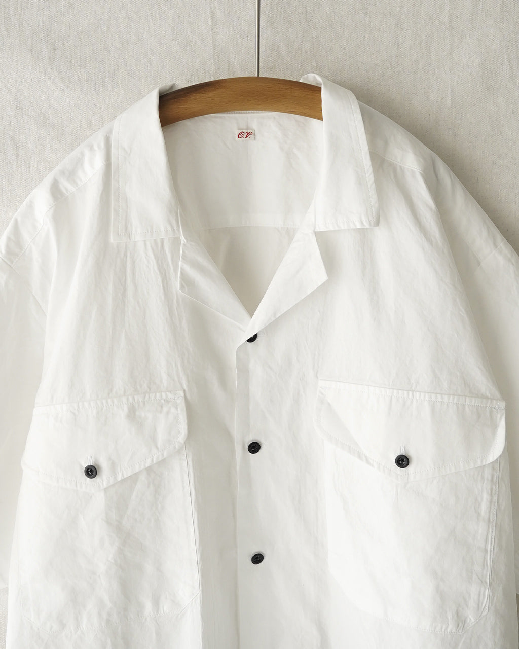 outil CHEMISIER COLETTA 開襟シャツ 刺繍 ツイル素材｜Crouka(クローカ)