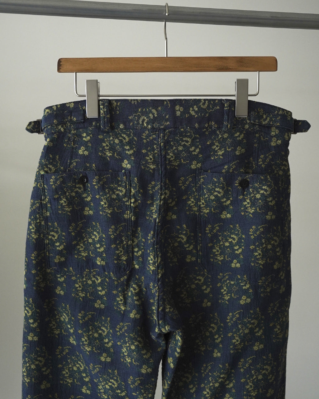 outil PANTALON LIMMEN OV-P020-2 ジャガード織 ワークパンツ 花柄｜Crouka(クローカ)